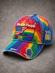 Unisex Pride Month 'We The People Means Everyone' Printed Hat