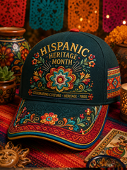 Unisex Hispanic Heritage Month Printed Hat