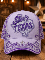 Unisex She's From Texas I Can Tell Print Hat