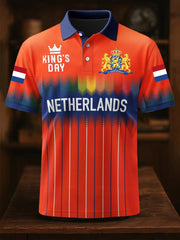Heren Dames Konings Dag Nederlandse Republiek Leeuw Nederland Vlag shirt