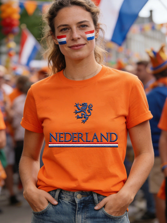 Casual dames met Nederlandse print