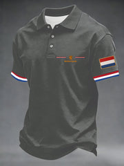 Koningsdag poloshirt voor heren