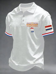 Koningsdag poloshirt voor heren