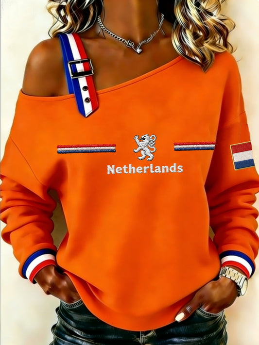 Dames Konings Dag Sweatshirt