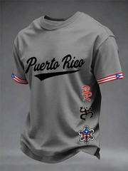 Men's Puerto Rico Printed short sleeves t-shirt