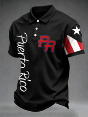Men's Puerto Rico Printed short sleeves t-shirt