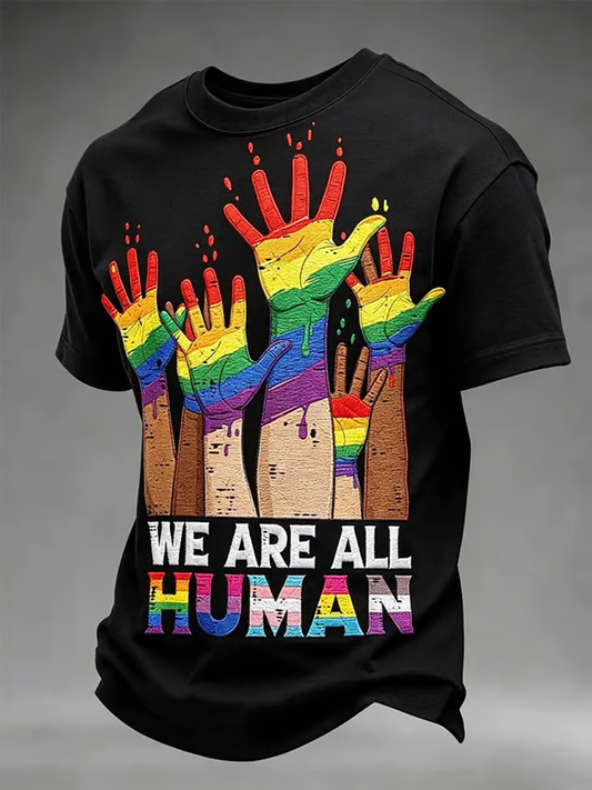 Men's Pride Month Printed short sleeves t-shirt