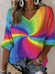 Women's Pride Month Print Casual T-shirt
