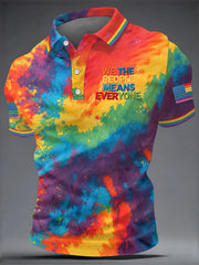 Men's Pride Month Print Casual Top