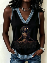 Women's Juneteenth Print Vest