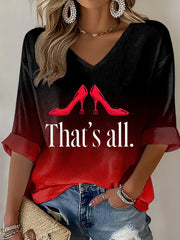 Women's Fashion Movie Inspired Waffle T-shirt