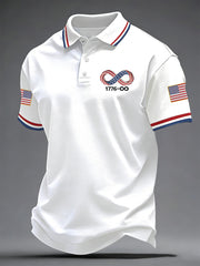 Men's America Print Casual Top
