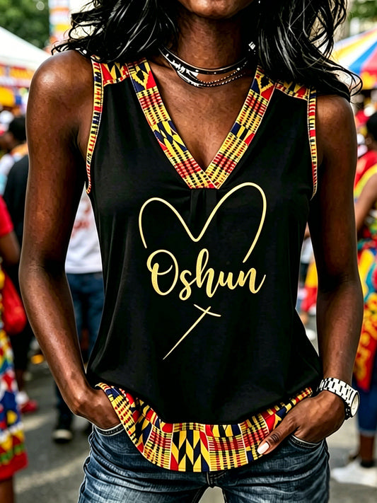 Women's Odunde Festival Printed Vest Top