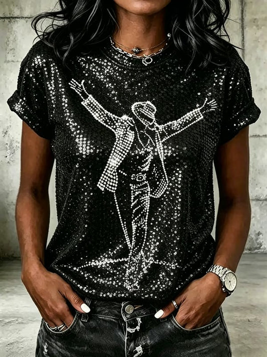 Women's King Printed T-shirt