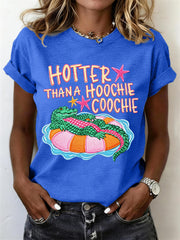 Women's Funny Crocodile T-Shirt