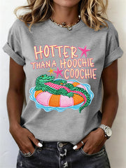 Women's Funny Crocodile T-Shirt