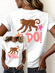 Women's Funny Monkey T-Shirt