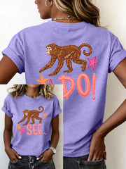 Women's Funny Monkey T-Shirt