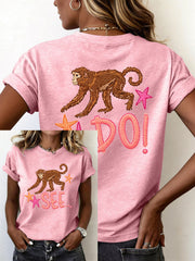 Women's Funny Monkey T-Shirt