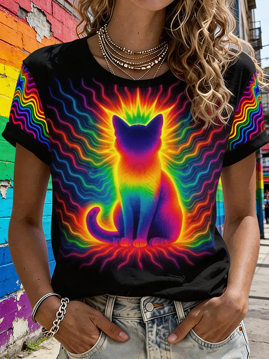 Women's Pride Month Printed T-shirt