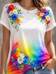 Women's Pride Month Printed T-shirt