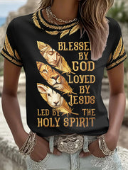 Women's  Christian Print Tee