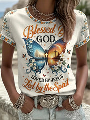 Women's Christian Print Tee