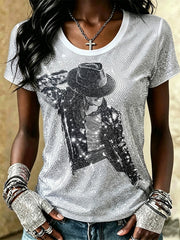 Women's Pop Music Inspired T-Shirt