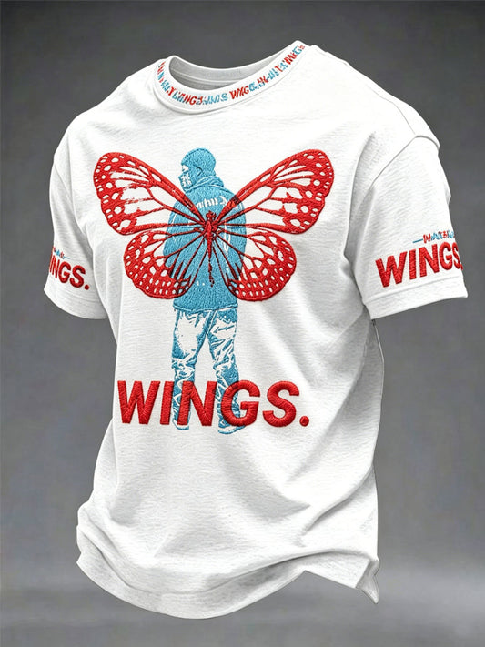 Men's" Wings" Art Print Casual Unisex T-shirt