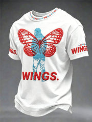 Men's" Wings" Art Print Casual Unisex T-shirt