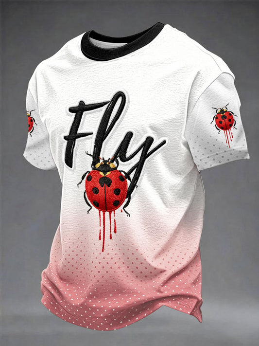 Men's Animal and Insect Art Print Casual Unisex T-shirt