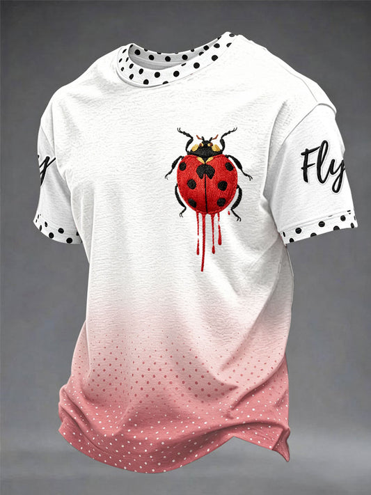 Men's Animal and Insect Art Print Casual Unisex T-shirt