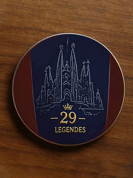 Spain Football Lover 29 Legends Printed Pins