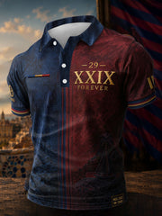 Men's Spain Orgull Football Lover Art Printed Casual Tops