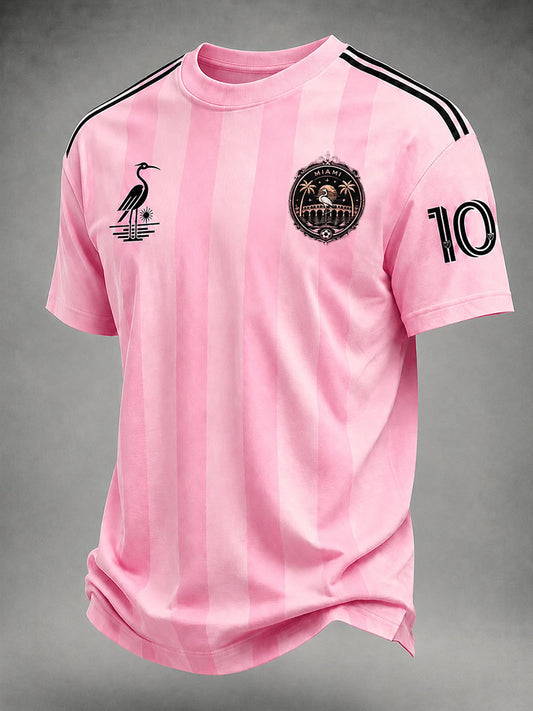 Men's Soccer Print Casual T-Shirt