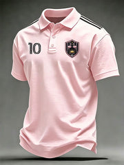 Men's Soccer Print Casual T-Shirt