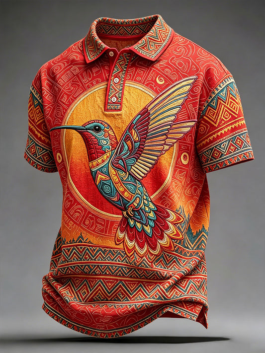 Men's Native Hummingbird Art Shirts