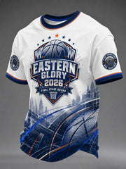 Men's New York Basketball Printed T-shirt