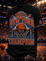Men's Classic Basketball Fan Graphic Short Sleeve T-shirt