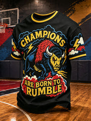 Men's 'Champions Are Born to Rumble' T-shirts