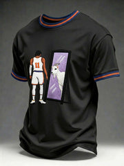 Men's MVP Basketball Player Inspired Casual T-shirt