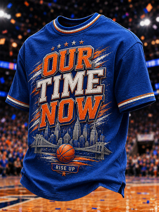Men's Gift For Basketball Fans Print Casual Tee