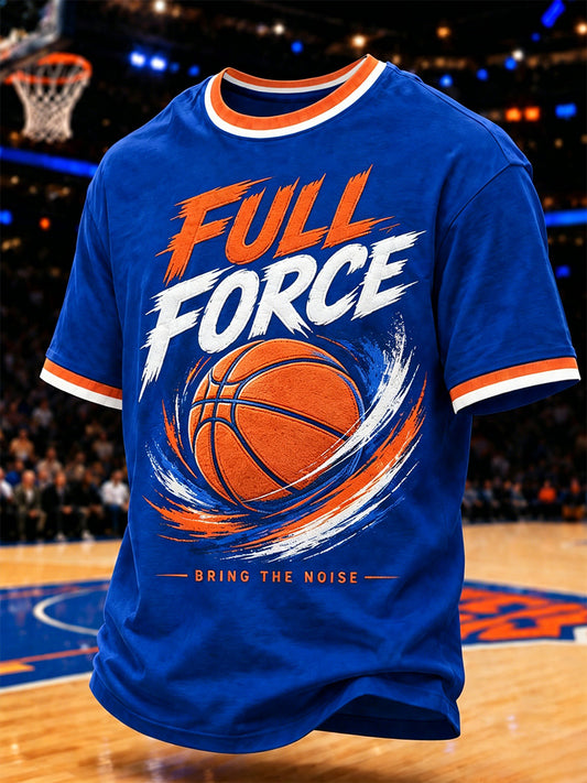Men's GO NEW YORK GO! Gift For Basketball Fans Print Casual Tee