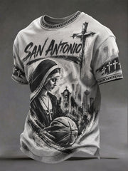 Men's 'SAN ANTONIO' Catholic Nun Basketball T-shirts