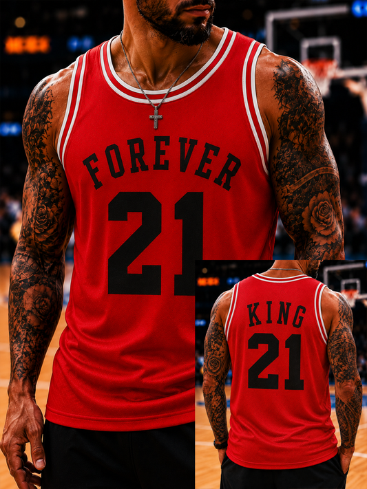 Men's Basketball Lovers Casual Tank Top