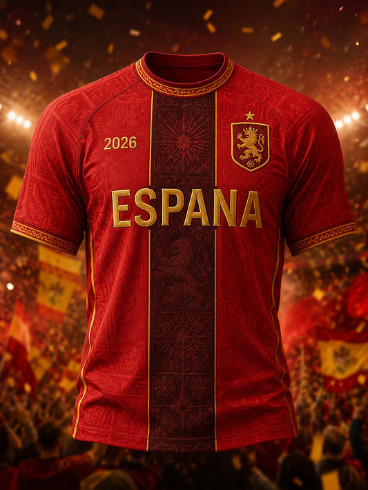 Men's Gift For Football Fans Print Casual Short Sleeve T-Shirt