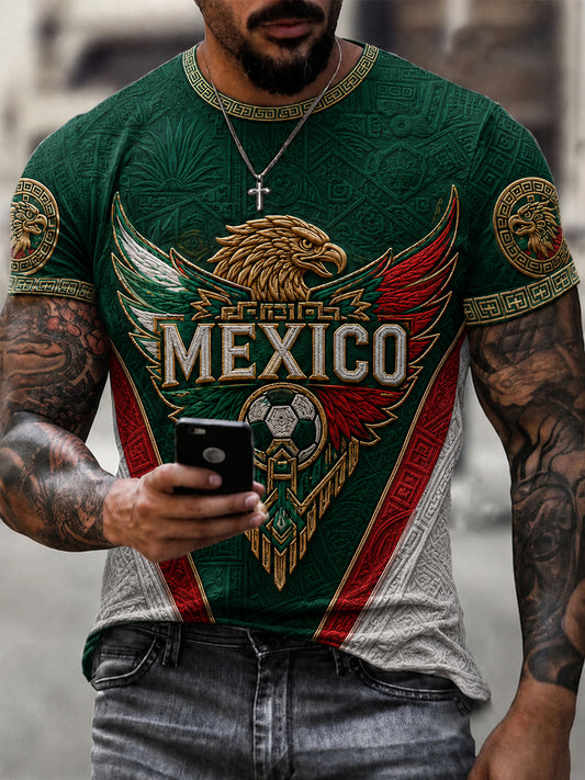 Men's Gift For Football Fans Print Casual Tee