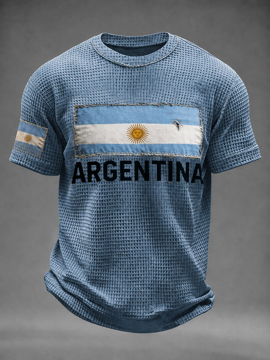 Men's Argentina Waffle Short Sleeves T-shirt