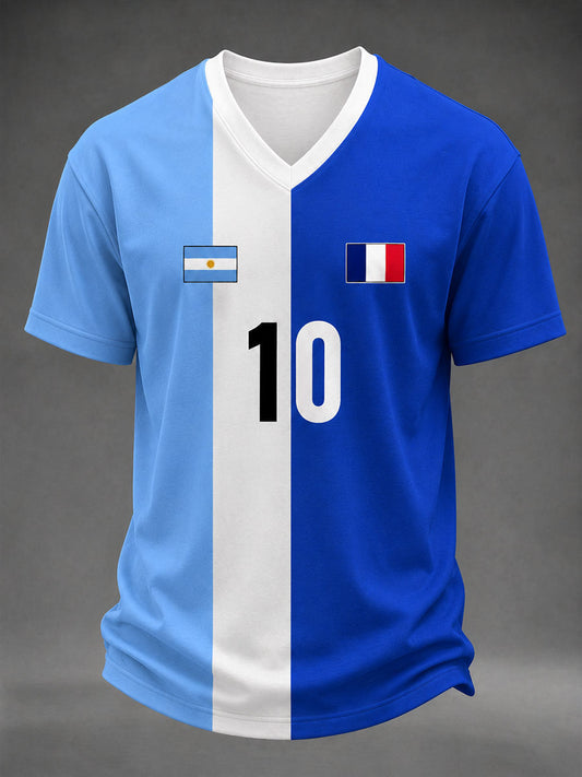 Men's Two-tone National Flag Jersey