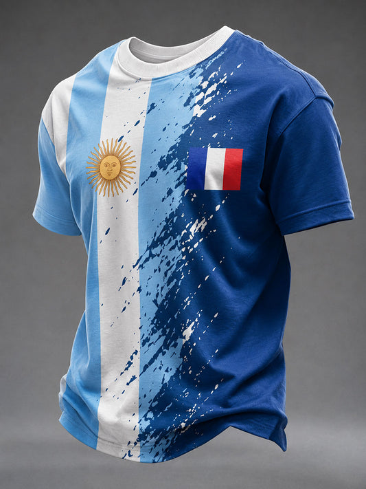 Men's Two-tone National Flag Jersey